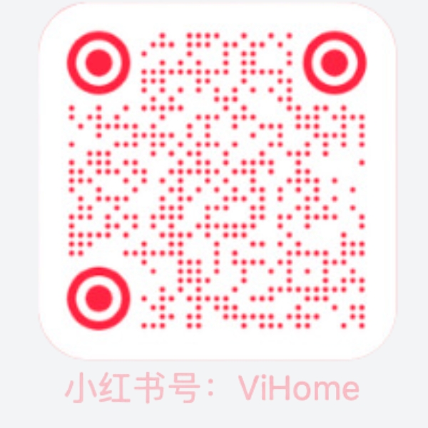 扫码加小红书-vihome